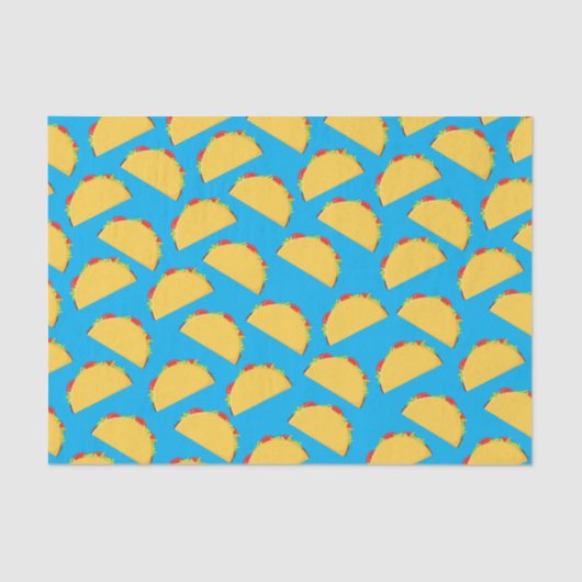 Cute Taco Kinder 1st Birthday Party Mexican Food Tissuepapier (Voorkant)