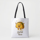 Cute Taco Pattern All-Over-Print Tote Bag (Voorkant)