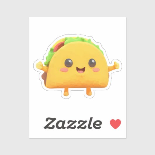 Cute Taco Sticker (Vel)