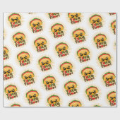 Cute Taco Time Pattern Cadeaupapier (Vlak)