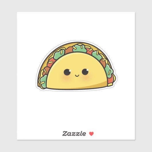 Cute Tacos Stickers (Vel)
