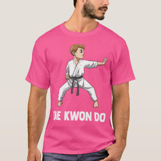 Cute Taekwondo Boy Kind Taekwondo Fighter T-shirt