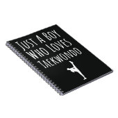 Cute Taekwondo Gifts For Baby Boys Kids TKD Lover Notitieboek (Rechterzijde)