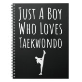 Cute Taekwondo Gifts For Baby Boys Kids TKD Lover Notitieboek (Voorkant)