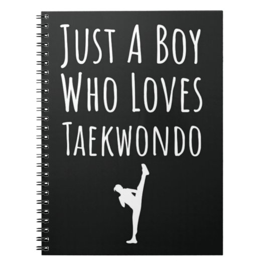Cute Taekwondo Gifts For Baby Boys Kids TKD Lover Notitieboek (Voorkant)