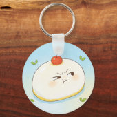 Cute Tamago Tofu Keychain (Voorkant)