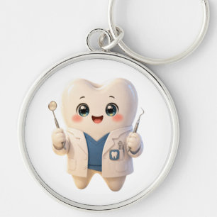 Cute Tandarts Sleutelhanger Tandarts Cadeaus