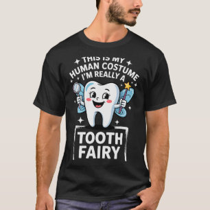 Cute Tandfee Kostuum Voor Mannen Vrouwen Kinderen T-shirt