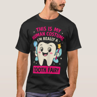 Cute Tandfee Kostuum Vrouwen Kinderen Tanden Tandf T-shirt