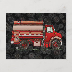 Cute Tank Truck Briefkaart