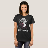 Cute Tapir Gift Women Tapir Gifts Girls Tapir T-shirt (Voorkant volledig)
