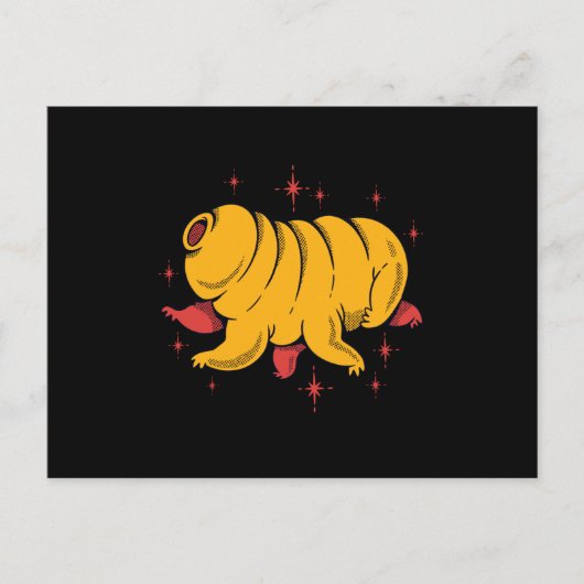 Cute tardigrade briefkaart (Voorkant)