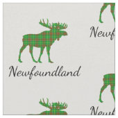 Cute Tartanmose Newfoundland fabric Stof (Close Up)