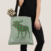 Cute Tartanmose    Newfoundlandtote bag Tote Bag (Dichtbij)
