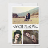 Cute Tassel was het Afstudeerder van Hassle drie f Kaart (Voorkant)