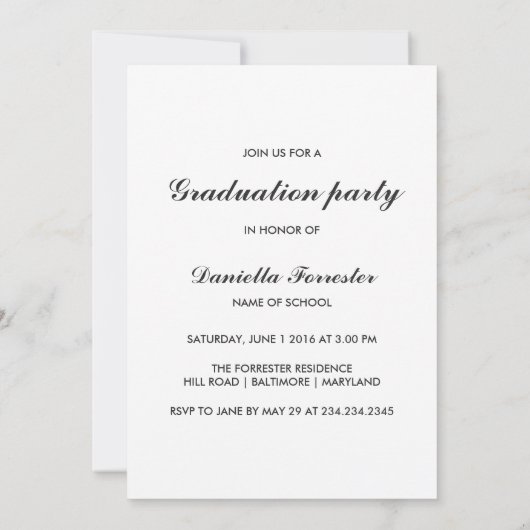 Cute Tassel was het Afstudeerder van Hassle drie f Kaart (Achterkant)