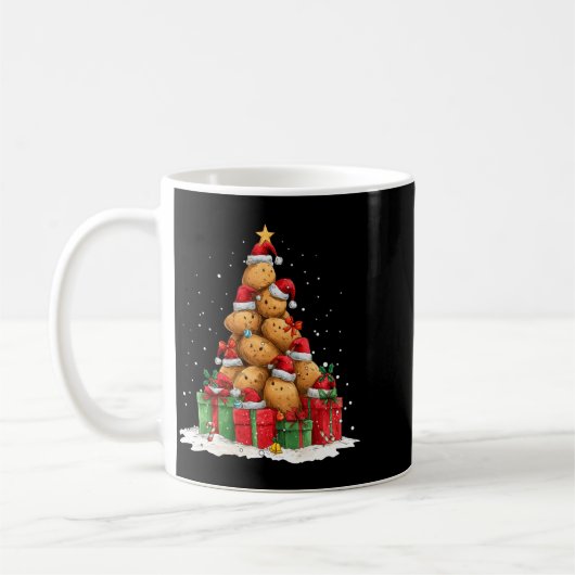 Cute Tato Le Christmas Tree Xmas Hat Long Sleeve  Koffiemok (Links)