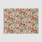 Cute tattoo lovers tik tissuepapier (Voorkant)