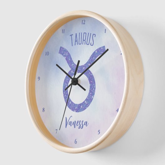 Cute Taurus Astrology Sign Speciaal Paars (Hoek)