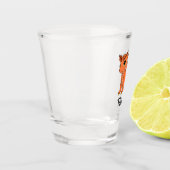 Cute Taurus Dragon design zodiac shot glass Shot Glas (Links)