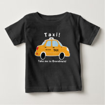 Cute Taxi Cab T-Shirt - Baby - Toddler - Kinder