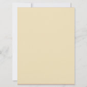 Cute Tea Party Invitation beige Polka Dot Teapot Kaart (Achterkant)