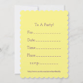 Cute Tea Pot and Cup Kaart (Achterkant)