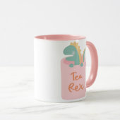 Cute Tea-Rex Dinosaur Mok (Voorkant rechts)