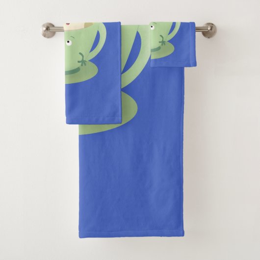 Cute teabag cup cartoon humor bad handdoek (Insitu)