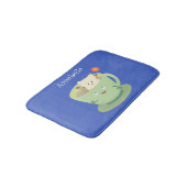 Cute teabag cup cartoon humor badmat (Gekanteld)