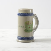 Cute teabag cup cartoon humor bierpul (Voorkant rechts)