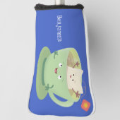 Cute teabag cup cartoon humor golfheadcover (Draai 90)
