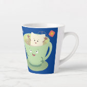 Cute teabag cup cartoon humor latte mok (Rechts)