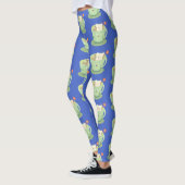 Cute teabag cup cartoon humor leggings (Links)