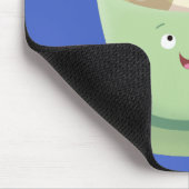 Cute teabag cup cartoon humor muismat (Hoek)