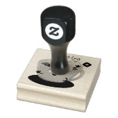 Cute teabag cup cartoon humor rubberstempel (Stempel)