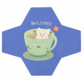 Cute teabag cup cartoon humor voetbal (Enkel)