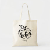 Cute Teach Love Inspire Teacher Gift Canvas tas (Voorkant)