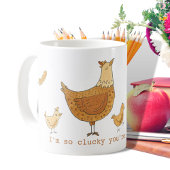 Cute Teacher Appreciation Chicken Pun Gift Koffiemok