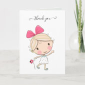 Cute Teacher Apprecied Meld Bedankt voor je kaart (Voorkant)