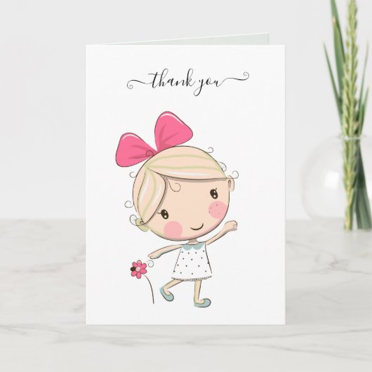 Cute Teacher Apprecied Meld Bedankt voor je kaart (Voorkant)