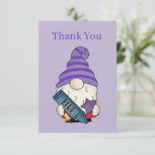 Cute Teacher bedankt dat je het gevoel toevoegt (Staand voorkant)