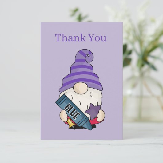 Cute Teacher bedankt dat je het gevoel toevoegt (Staand voorkant)