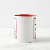 Cute Teacher Gift Nice List Mug Tweekleurige Koffiemok (Center)