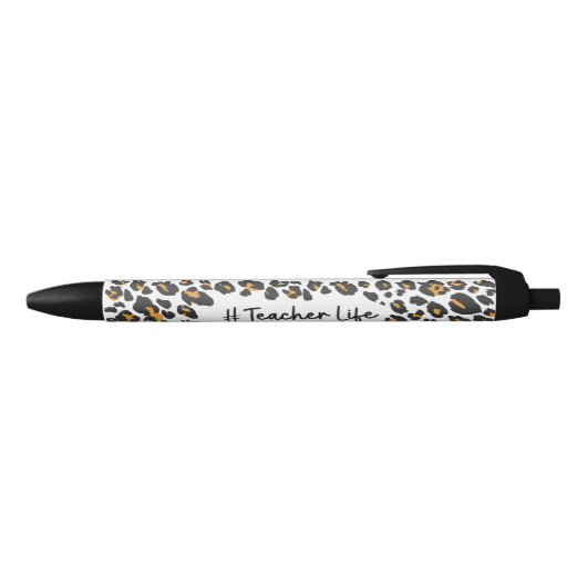 Cute Teacher Leopard Print Pen (Bovenkant)