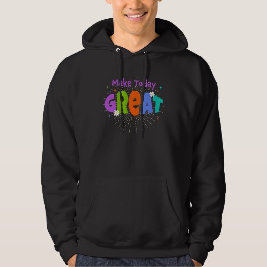 Cute Teacher Motivational Inspirational SEL Make T Hoodie (Voorkant)