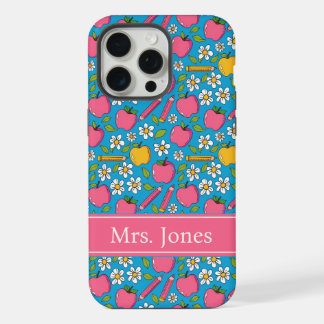 Cute Teacher Phone Case | Personalized Name iPhone 15 Pro Max Case