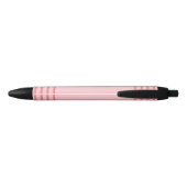 Cute Teacher Pink Typography Personalized Zwarte Inkt Pen (Achterkant)