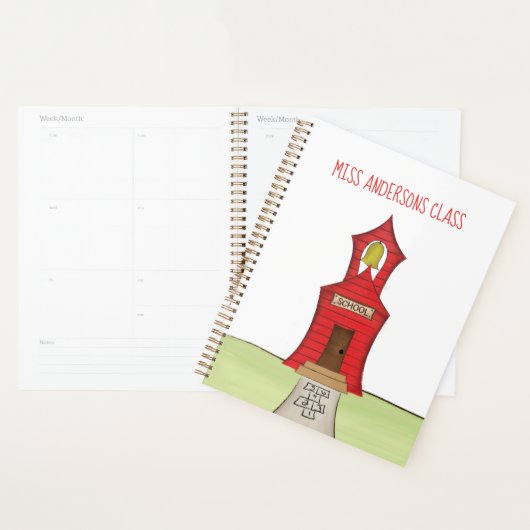 Cute Teacher School Modern Classroom Planner (Display)