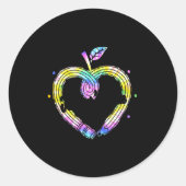 Cute Teacher's Aide Shirt Appreciation Day Gift He Ronde Sticker (Voorkant)